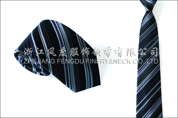 青島市南行行政審批大廳 色織真絲領帶