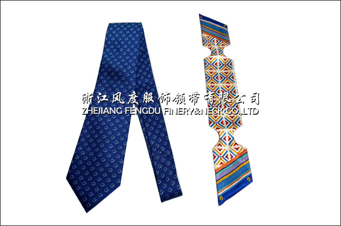 滌絲領帶 仿絲絲巾 標記